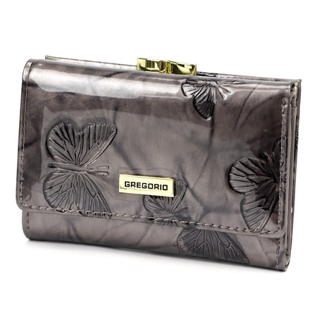 Portfel damski skórzany skóra naturalna Gregorio 