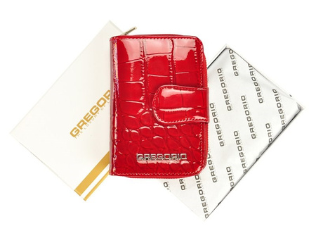 Portfel damski skóra naturalna skórzany Gregorio 