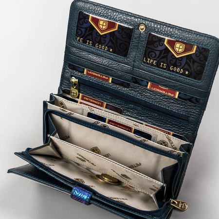 Portfel damski skórzany skóra naturalna  Peterson 