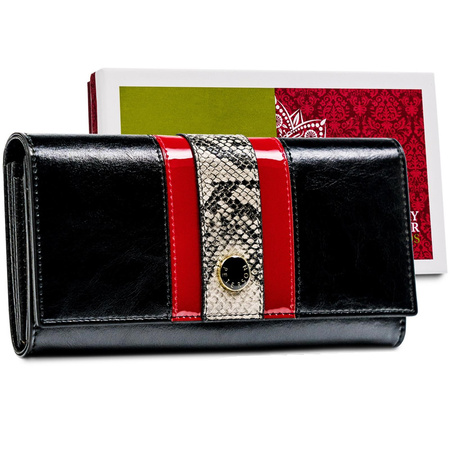 Portfel damski skóra naturalna skórzany Peterson