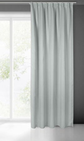 ZASŁONA GOTOWA MILAN NA TAŚMIE 140 X 300 CM SREBRNY