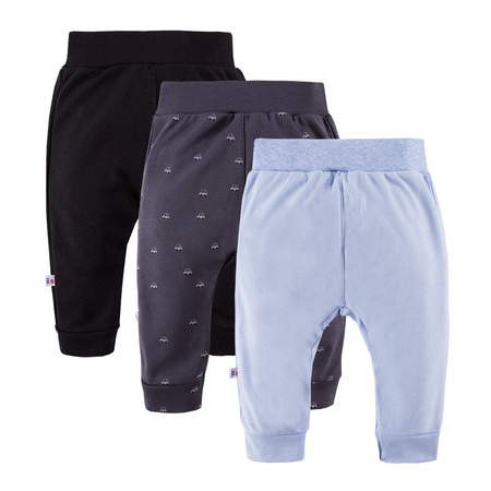 Legginsy spodnie niemowlęce 3-pak Eevi Good day 