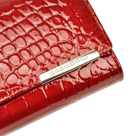 Portfel damski skórzany skóra naturalna Gregorio