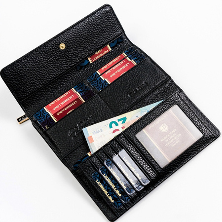 Portfel damski skóra naturalna skórzany Peterson