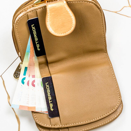 Portfel damski skórzany skóra naturalna  Peterson