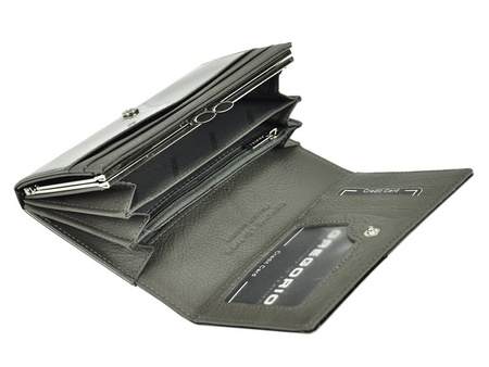 Portfel damski skórzany skóra naturalna Gregorio 