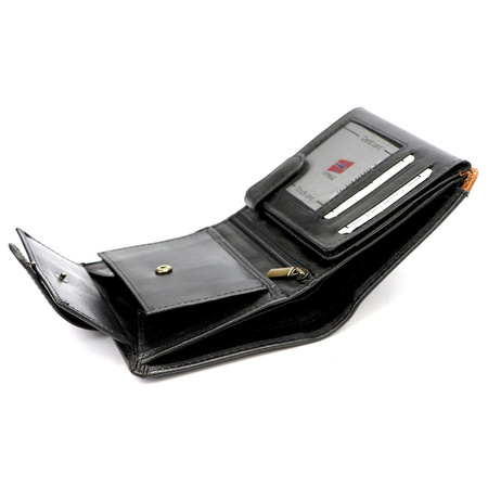 Portfel męski skórzany skóra naturalna Nordee