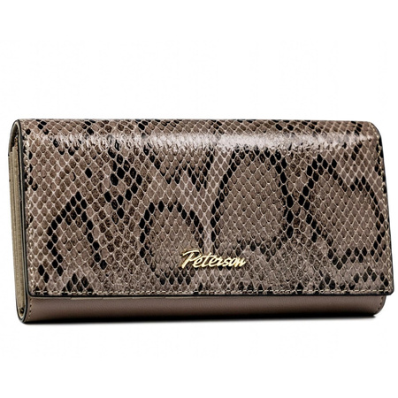 Portfel damski skóra naturalna skórzany Peterson
