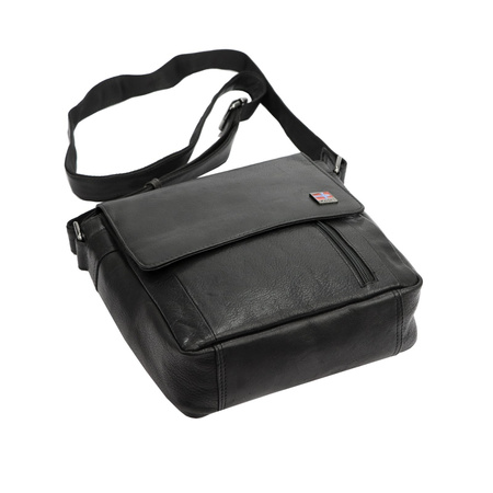 Torba saszetka na ramię męska skórzana skóra naturalna Nordee