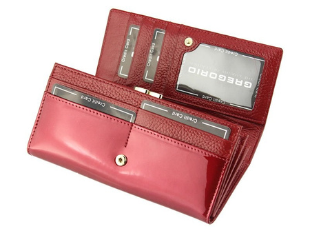 Portfel damski skórzany skóra naturalna Gregorio 