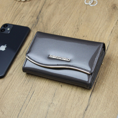 Portfel damski skórzany skóra naturalna Gregorio 