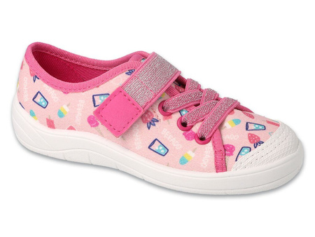 Befado - Obuwie dziecięce tenisówki trampki dla dziewczynki 