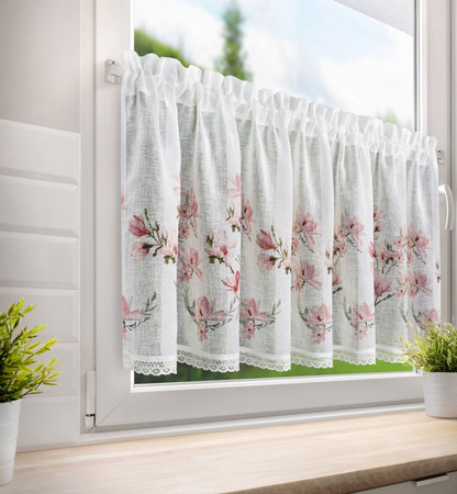 FIRANA GOTOWA AMELIA 150X60 CM BIAŁY