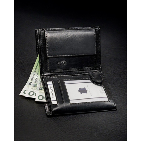 Portfel damski skórzany skóra naturalna Rovicky 