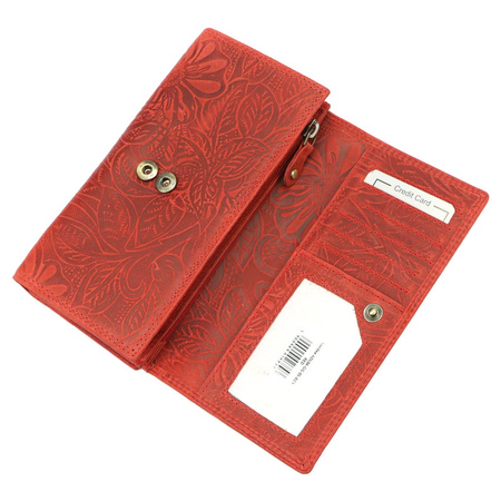 Portfel damski skórzany skóra naturalna Nordee