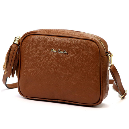 Torebka torebki skórzana skóra naturalna Pierre Cardin damska 