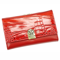 Portfel damski skórzany skóra naturalna + skóra ekologiczna Gregorio