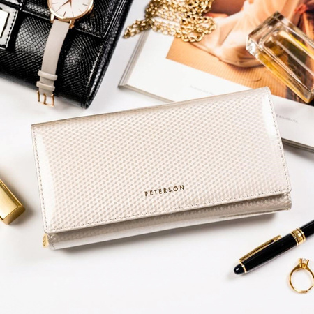 Portfel damski skórzany skóra naturalna  Peterson