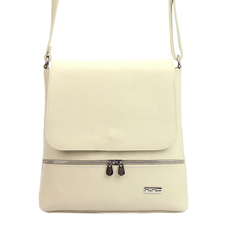 MiaMore torebka listonoszka skóra naturalna różowy