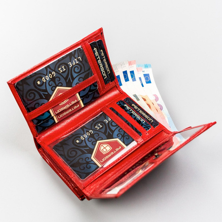 Portfel damski skórzany skóra naturalna  Peterson