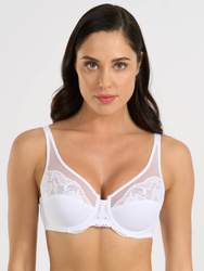 DELIA Biustonosz Semi-soft, bianco/biały