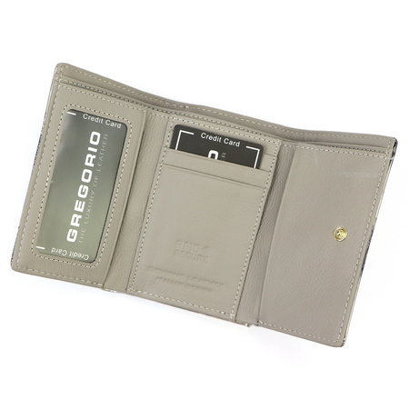Portfel damski skórzany skóra naturalna Gregorio 