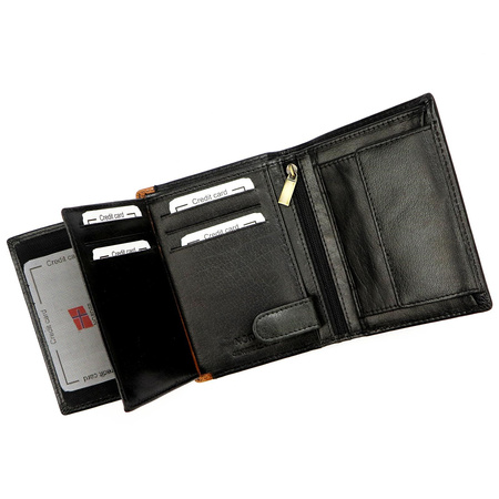 Portfel męski skórzany skóra naturalna Nordee