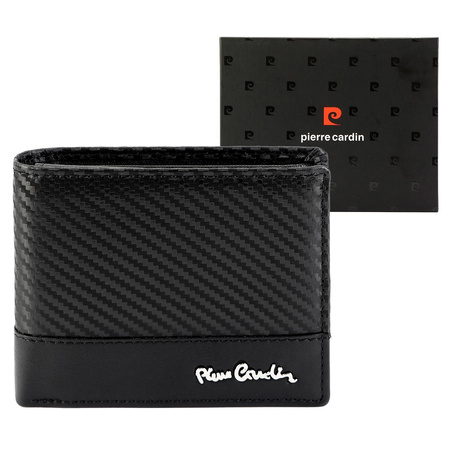 Portfel męski skórzany skóra naturalna Pierre Cardin