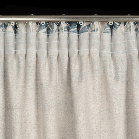 ZASŁONA GOTOWA LENNY NA TAŚMIE 140 X 270 CM NATURALNY