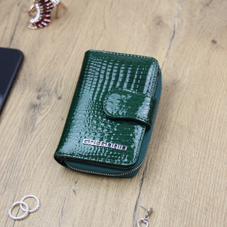 Portfel damski skóra naturalna skórzany Gregorio