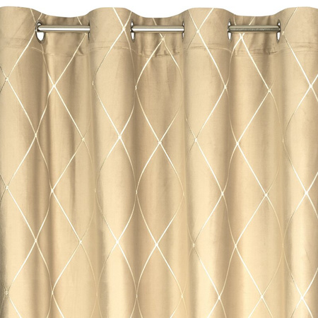 ZASŁONA DEKORACYJNA PIERRE CARDIN MARGO 140 X 250 CM BEŻOWY