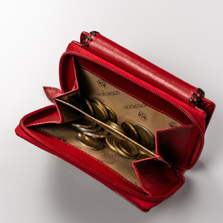 Portfel damski skóra naturalna skórzany Peterson