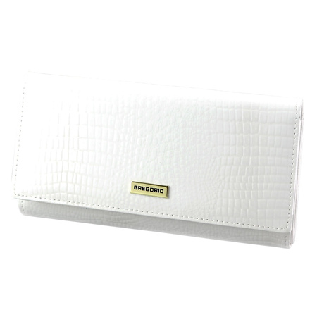 Portfel damski skórzany skóra naturalna Gregorio