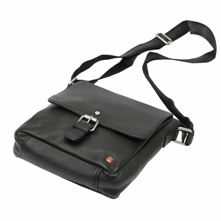 Torba listonoszka saszetka na ramię męska skórzana skóra naturalna  Albatross 