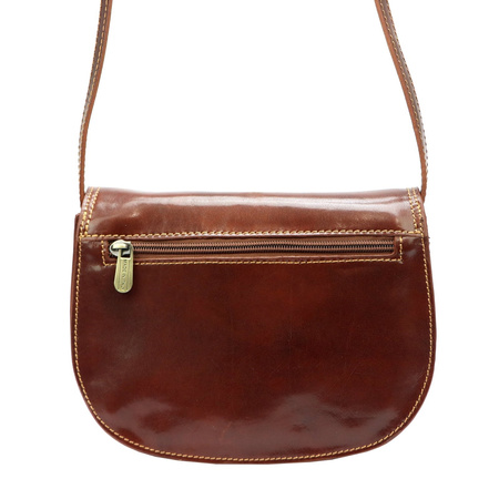 Florence torebka listonoszka skóra naturalna brązowy