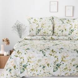 KOMPLET POŚCIELI BAWEŁNIANEJ SONIA 35 140 X 200 CM BIAŁY