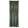 ZASŁONA GOTOWA D91 CYPR NA TAŚMIE 140 X 270 CM ZIELONY