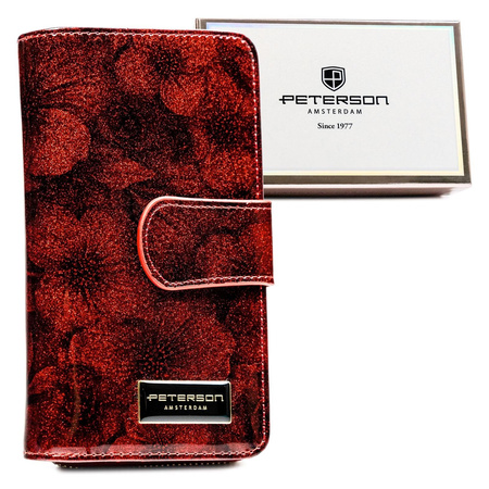 Portfel damski skóra naturalna skórzany Peterson