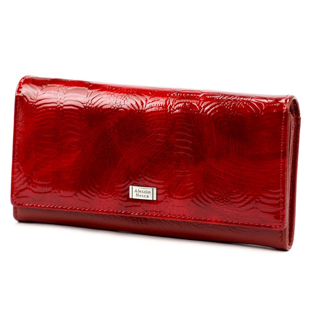 Portfel damski skórzany skóra naturalna Alessio Nesca 