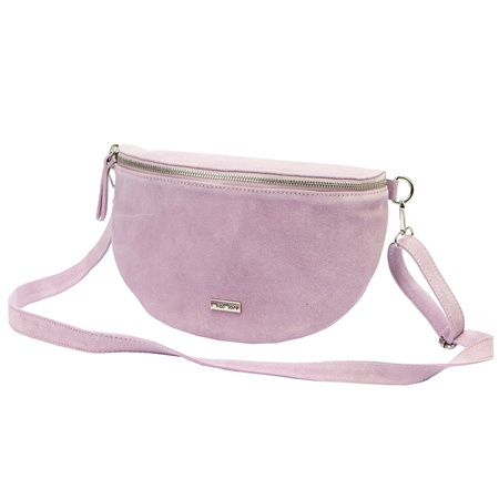 MiaMore torebka listonoszka skóra naturalna fioletowy