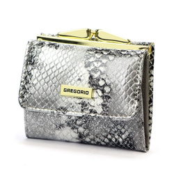 Portfel damski skórzany skóra naturalna Gregorio