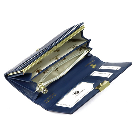 Portfel damski skórzany skóra naturalna Gregorio