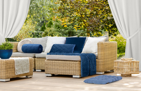 FIRANA GOTOWA ESTEL 140 X 250 CM BIAŁY