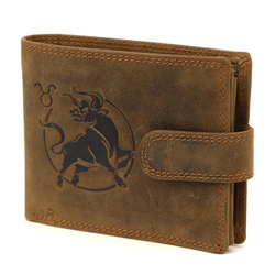 Portfel męski skórzany skóra naturalna Nordee