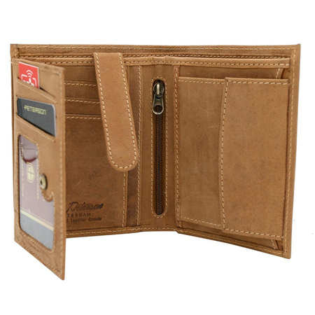 Portfel męski skórzany skóra naturalna  Peterson