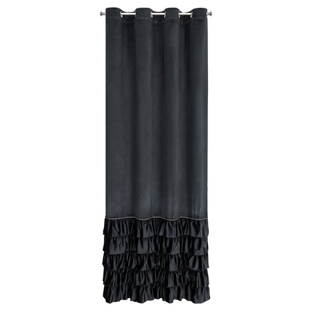 ZASŁONA GOTOWA CARLI 140 X 250 CM CZARNY