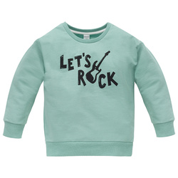 Bluza LETS ROCK zielony 128