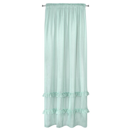 FIRANA GOTOWA LORENA NA TAŚMIE 140X270 CM MIĘTOWY