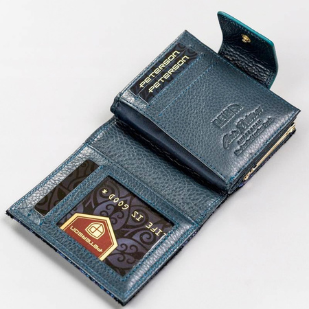 Portfel damski skórzany skóra naturalna  Peterson