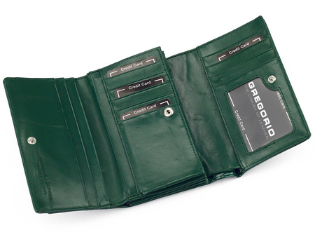 Portfel damski skórzany skóra naturalna Gregorio 